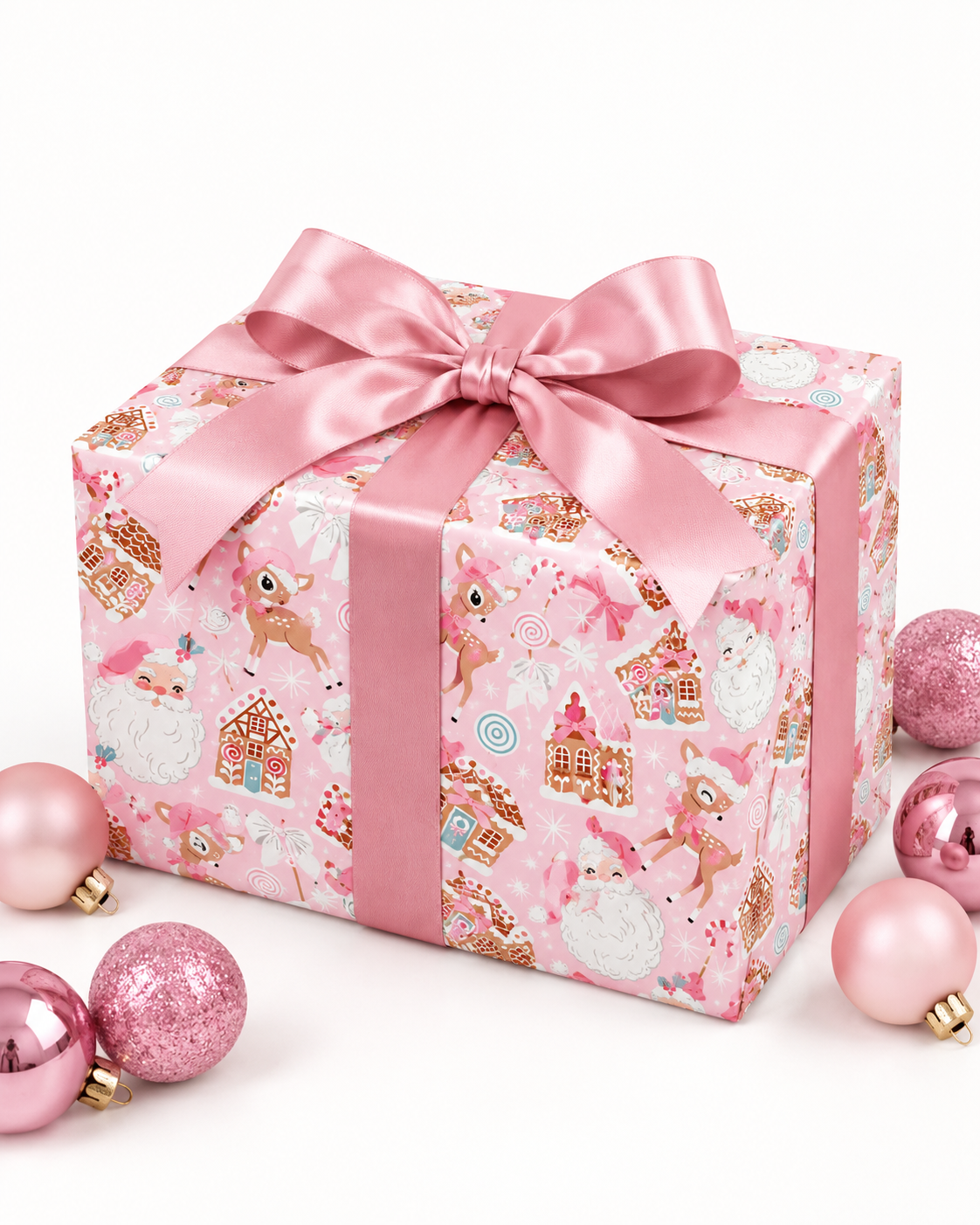 Cozy Christmas Bows Silk Set