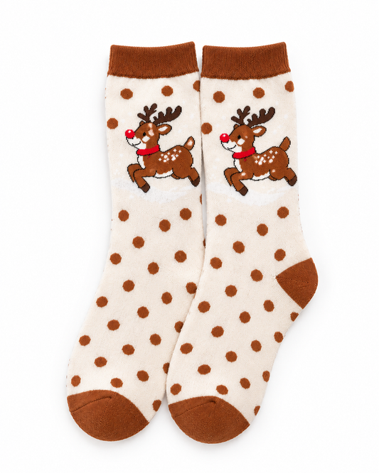 Reindeer Rush Christmas Socks